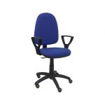 PYC Cadeira Operativa c/ Braços Fixos Ayna Azul (Rodas de Borracha)