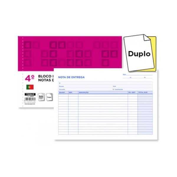 Liderpapel Bloco De Notas Entrega Horizontal 2 Vias 50 Fls 28917 Kuantokusta 8170