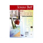 Lorenz Bell Etiquetas Transparentes 105x37mm 15 Fls - LB4701