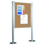 Bi-Office Biombo Modular Face Dupla Porcelana 1200x900mm Branco - DSP051112