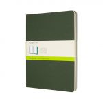 Moleskine Cadernos Lisos Cahier XL Verde 3 un.