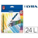 Lyra Lápis de Cor Triangulares Groove Slim 24 un. - 2821240
