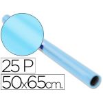 Sadipal Rolo de Papel Lustro 25Fls 50x65cm Azul Pálido