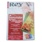 Rey Resma 75 Fls Papel A4 Communication Paper 100g Cores Intensas Pack 5 Un.