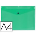 LiderPapel Bolsa Porta-Documentos A4 c/ Mola Verde - DS16