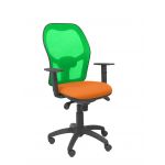 PYC Cadeira Operativa Jorquera Tecido Laranja Verde