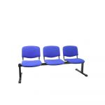PYC Bloco 3 Cadeiras Pozocañada Tecido Azul