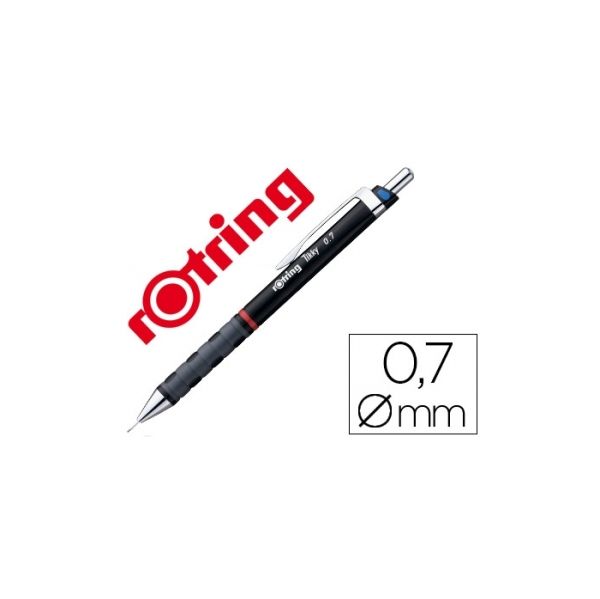 Rotring Lapiseira Tikky 0.7mm Black | KuantoKusta