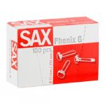 SAX Caixa 100 Ataches Phenix nº 6 27,5mm - 070905