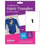 Avery A5 T-Shirt Transfer HTT02 (dark cottons) - 5014702025778