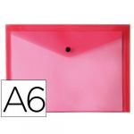 Liderpapel Bolsa Envelope Plástico A6 c/ Mola Vermelha 12un. - L74258