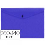 Liderpapel Bolsa Envelope Plástico 260x140mm c/ Mola Azul - L50390