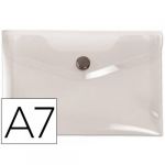 Liderpapel Bolsa Envelope Plástico A7 c/ Mola Transparente 12un. - L32850