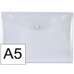 Fama Bolsa Envelope Plástico A5 c/ botão Transparente - 050270