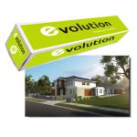 Evolution Self-Adhesive Coated Paper 120gr 914mmx30mts