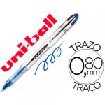 Uni-Ball Marcador 0.8mm Roller Ball UB-200 Vision Azul 12 Un.
