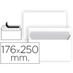4Office 250 un. Envelopes B5 176x250mm Tira de Silicone Branco - 36030