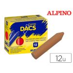 Alpino DACS Cera Unicolor Castanho Caixa de 12 un.