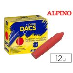 Alpino DACS Cera Unicolor Vermelho Caixa de 12 un. - OFF153593CE