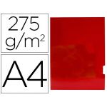Gio Classificador de Cartolina Plastificada Apresentacao 2 Abas Din A4 Vermelho 275g/m2 - OFF155305CE