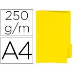 Gio Classificador de Cartolina Din A4 Pestana Direita 250 g/m2 Amarelo 50 Un.