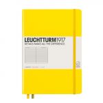 Leuchtturm1917 - Caderno de Notas A5 Capa Dura de Linhas Horizontal Limão