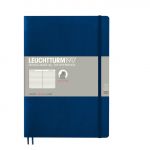 Leuchtturm1917 - Caderno de Notas B5 Capa Mole de Linhas Horizontal Azul-marinho