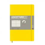 Leuchtturm1917 - Caderno de Notas B6 Capa Mole de Linhas Horizontal Limão