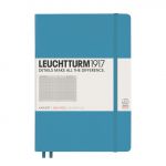 Leuchtturm1917 - Caderno de Notas A5 Capa Dura Quadriculado 5 X 5 mm Nórdico Azul - A31207511