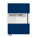 Leuchtturm1917 - Caderno de Notas A4 Capa Dura de Linhas Azul-marinho