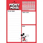 Grupo Erik Editores S.L. - Planificador Bloco de Notas de Secretária Mickey Mouse Disney Vermelho - A31964855