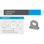 4Paper Banner System Canvas Hangers - 13.334