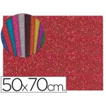 Liderpapel Placas Musgami com Purpurina Coloridas Vermelho - 58656