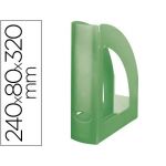 Q-connect Porta Revistas em Plástico - Cores Tranlúcidas Verde - 43605