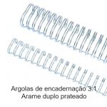 Argolas Metálicas de Encadernação 14 mm 100 un. Prata - 1703101