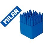 Millan Caneta Milan P1 Retratil 1 mm Touch Azul Expositor de 40 un. - OFF155371CE
