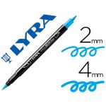 Lyra Marcador Aqua Brush Aguarelavel Dupla Ponta Fina e Pincel Azul Claro - OFF150906CE