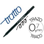 Giotto Marcador Tratto Office Fine Ponta de Fibra Traco 0,7 mm Preto - OFF074784CE
