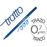 Giotto Marcador Tratto Office Fine Ponta de Fibra Traco 0,7 mm Azul - OFF074782CE