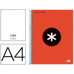 Antartik Caderno Espiral A4 Micro Capa Forrada 120F 100g Liso com Bandas 4 Furos Vermelho - OFF074623CE