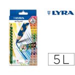 Lyra Lápis de Cores Groove Triangular Minas de 4,25 mm Caixa de 5 Cores - OFF049182CE