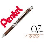 Pentel Roller Bl77 0,7 mm Energel Retratil Castanho - OFF900163CE