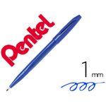 Pentel Caneta c/ Ponta de Fibra Sign Pen Azul 12 unidades