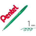 Pentel Caneta c/ Ponta de Fibra Sign Pen Verde 12 unidades