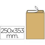Liderpapel Envelope Bolsa Folio Prolongado 250 x 353mm Kraft 250 Un.