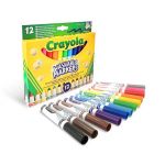Crayola Set 12 Marcadores Super Laváveis Maxi Punta