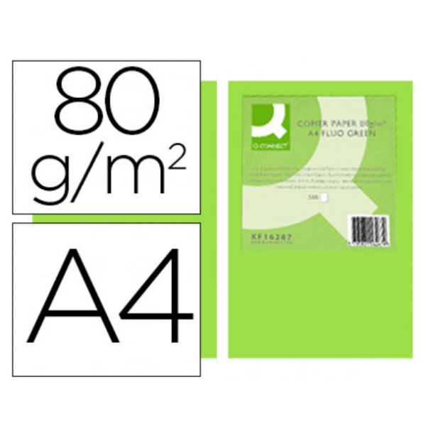 Q Connect Resma Papel Fotocopia A4 80gr 500 Folhas Kuantokusta