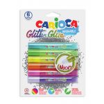 Carioca Cola 42111 Glitter 10,5 ml Fluorescente Blister C/6