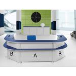Balcão Receção Completo 5pcs 1400 Wave - WVBL03