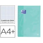Oxford Caderno Espiral Ebook 1 School Touch A4+ 80F Quadricula 5 mm C/ Margem Mint Pastel - OFF154796CE
